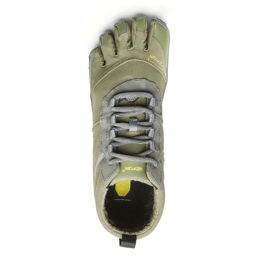 Vibram FiveFingers Dame Løbesko Olivengrøn - V-Trek Insulated - 8167CRTFQ